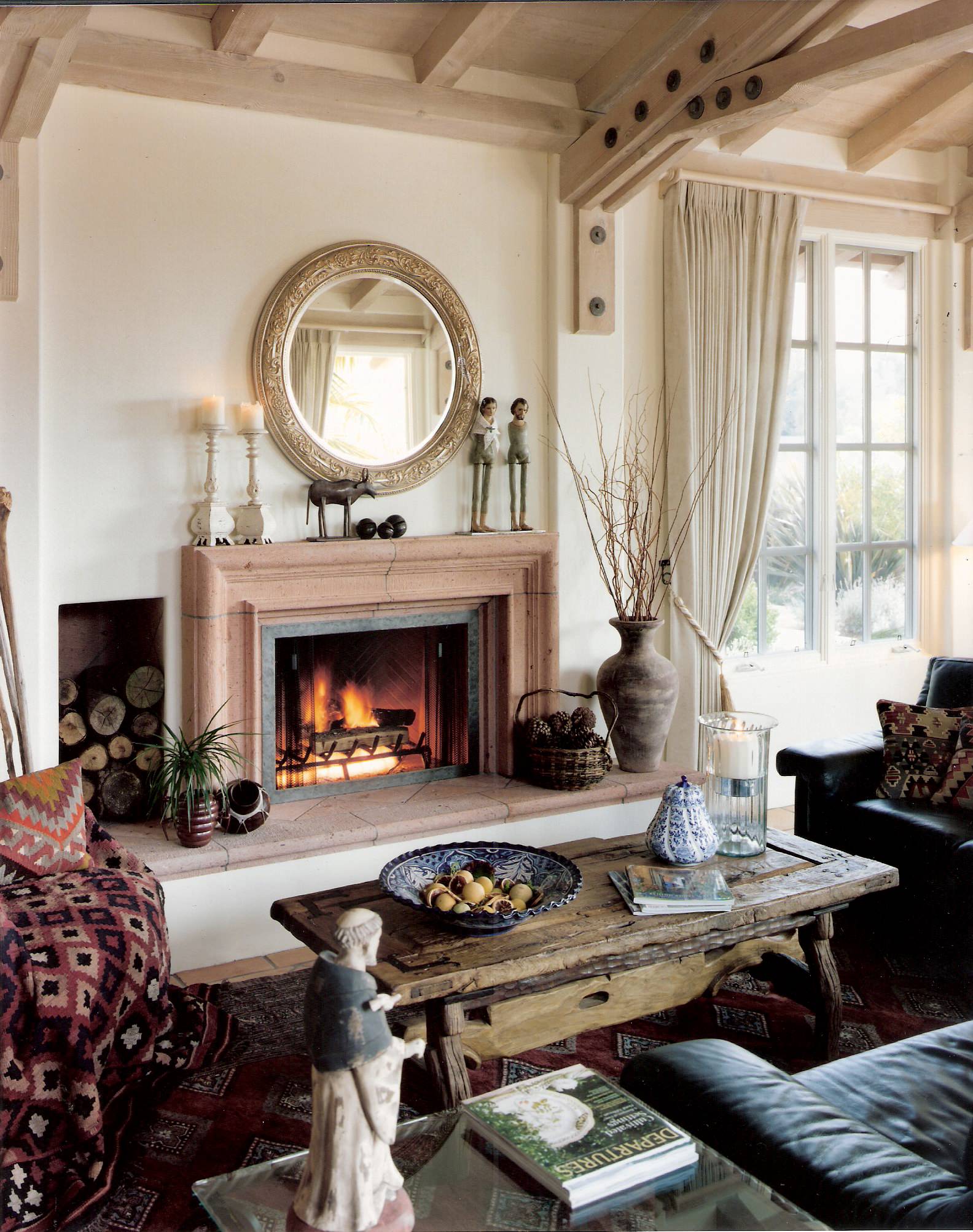 Terra Cotta Tile Fireplace Best Decorations