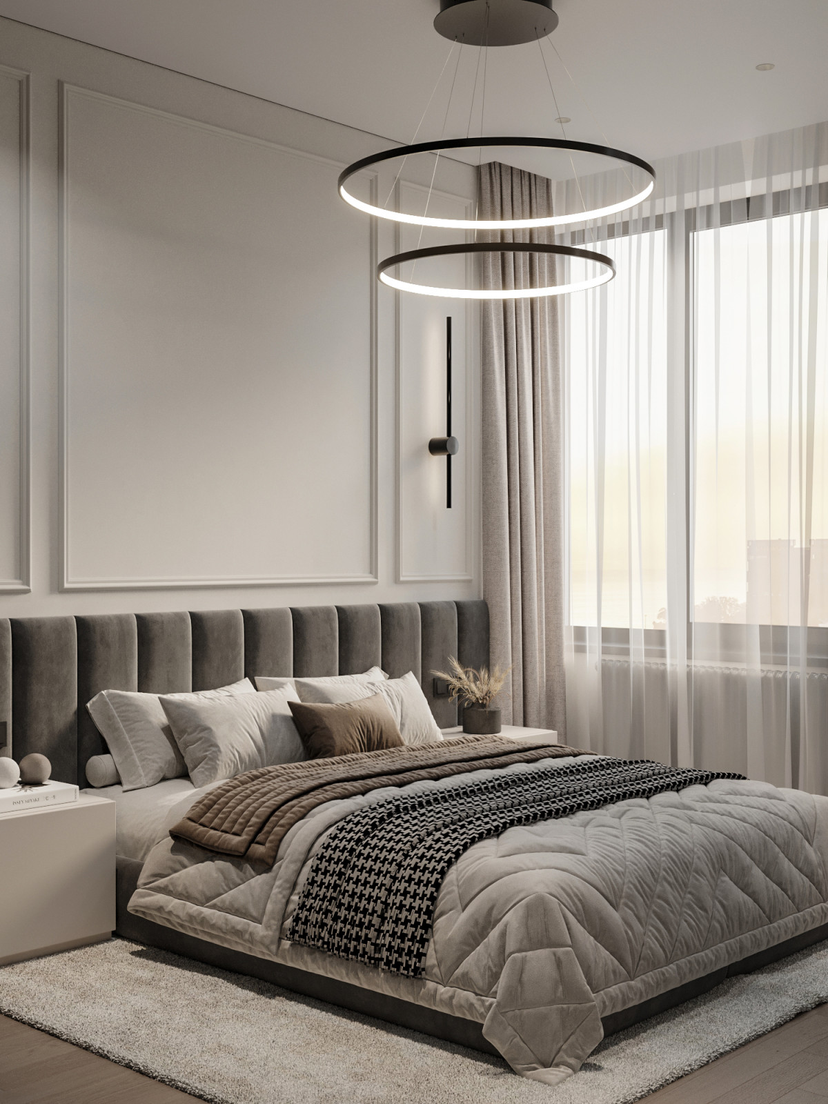 Современная квартира в Москве 78 м²