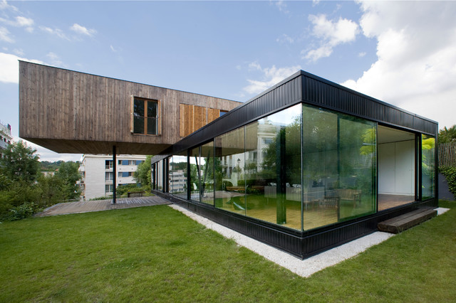 Maison R contemporaneo-facciata