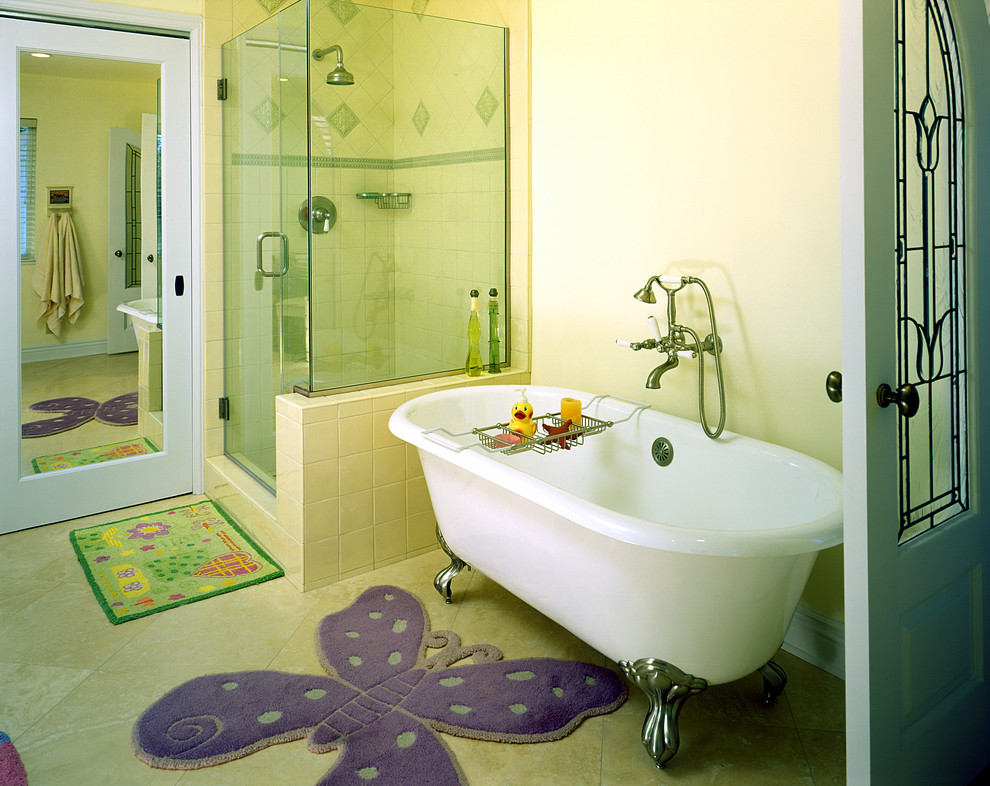 Источник вдохновения для домашнего уюта: огромная ванная комната в классическом стиле