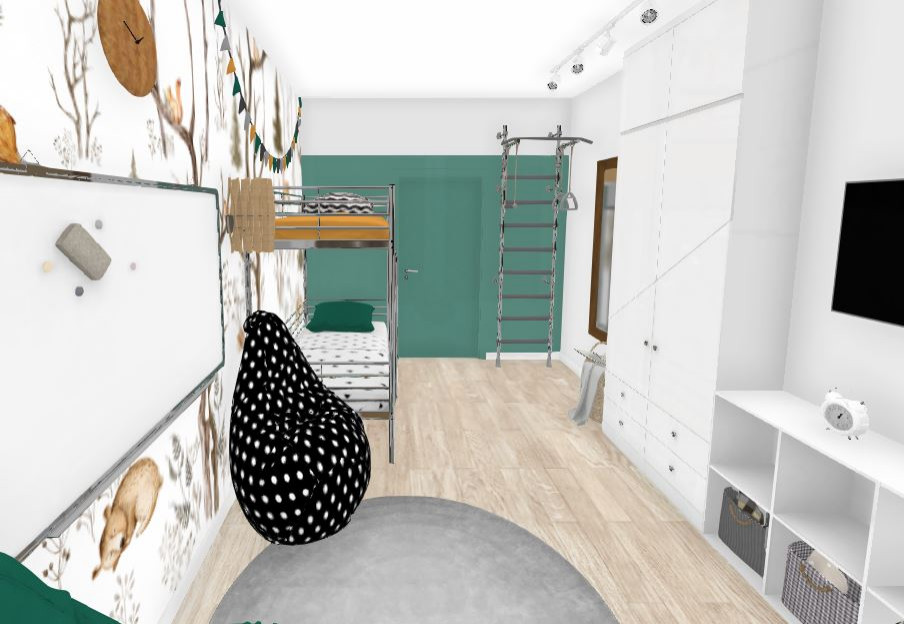 Детская комната 17 кв.м в Санкт-Петербурге