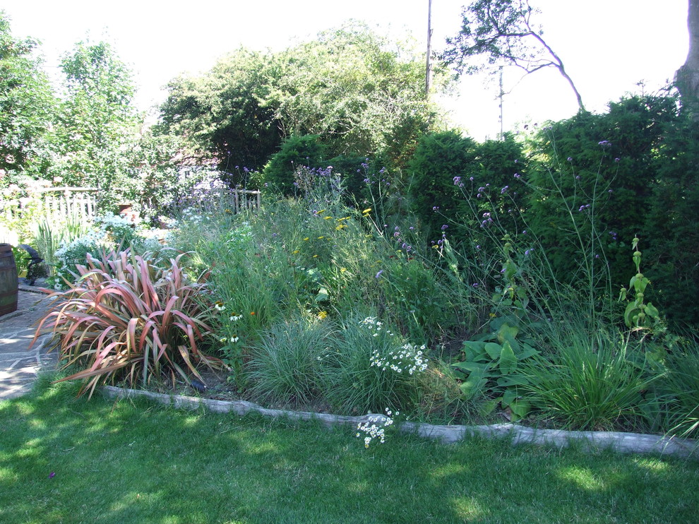 Photo of a country garden in Sussex.