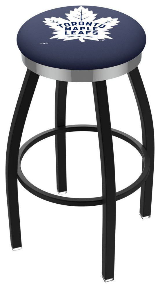Holland L8B2C Toronto Maple Leafs 36" Swivel Bar Stool Black/Chrome