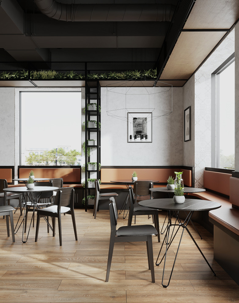 Дизайн-проект пиццерии в Москве