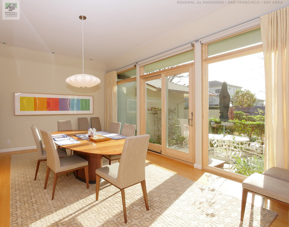 New Windows and Doors in Fabulous Dining Room Renewal by