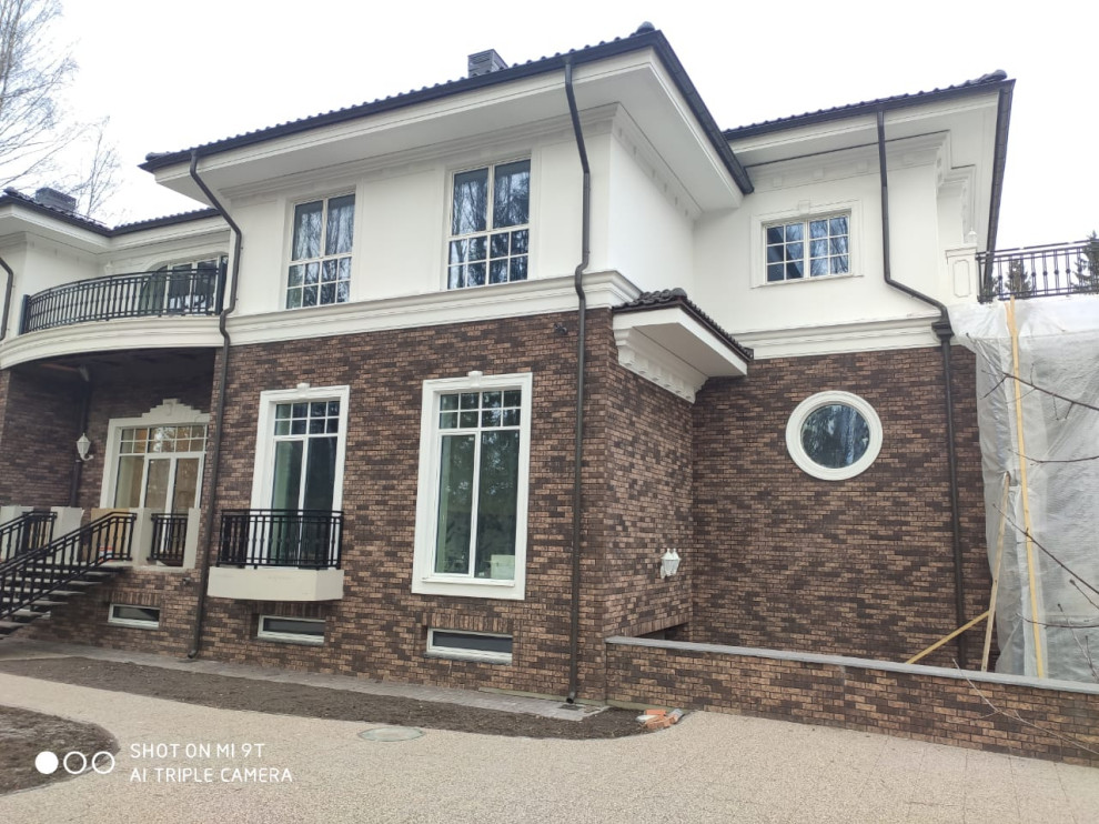 Дом в классическом стиле. Клинкерная плитка.