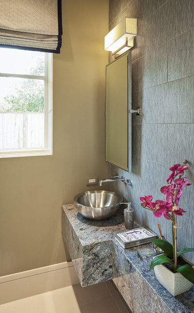 Gingham contemporary-cloakroom