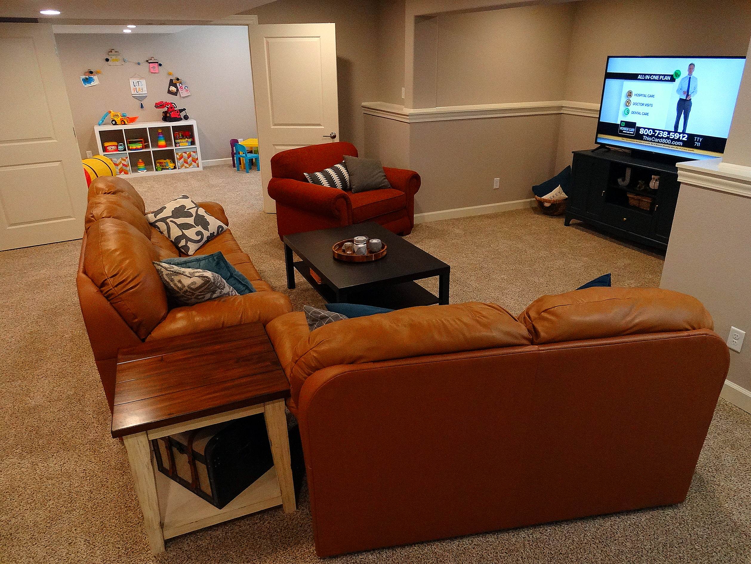 Lower Level Remodel in Lannon, WI