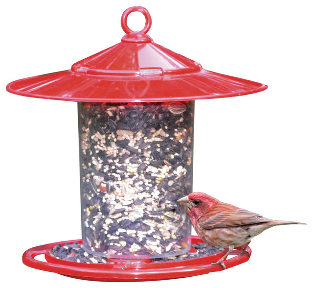 Songbird Essentials DialASeed Feeder Red Bird Feeders Houzz