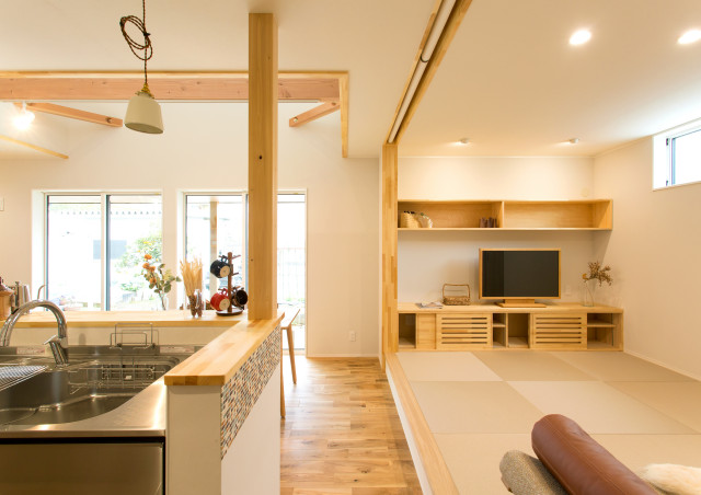 六名東町の家 wohnbereich