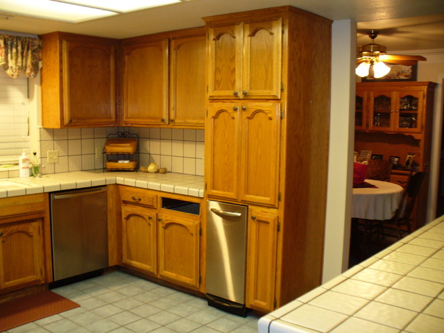 Open up a kitchen transitional