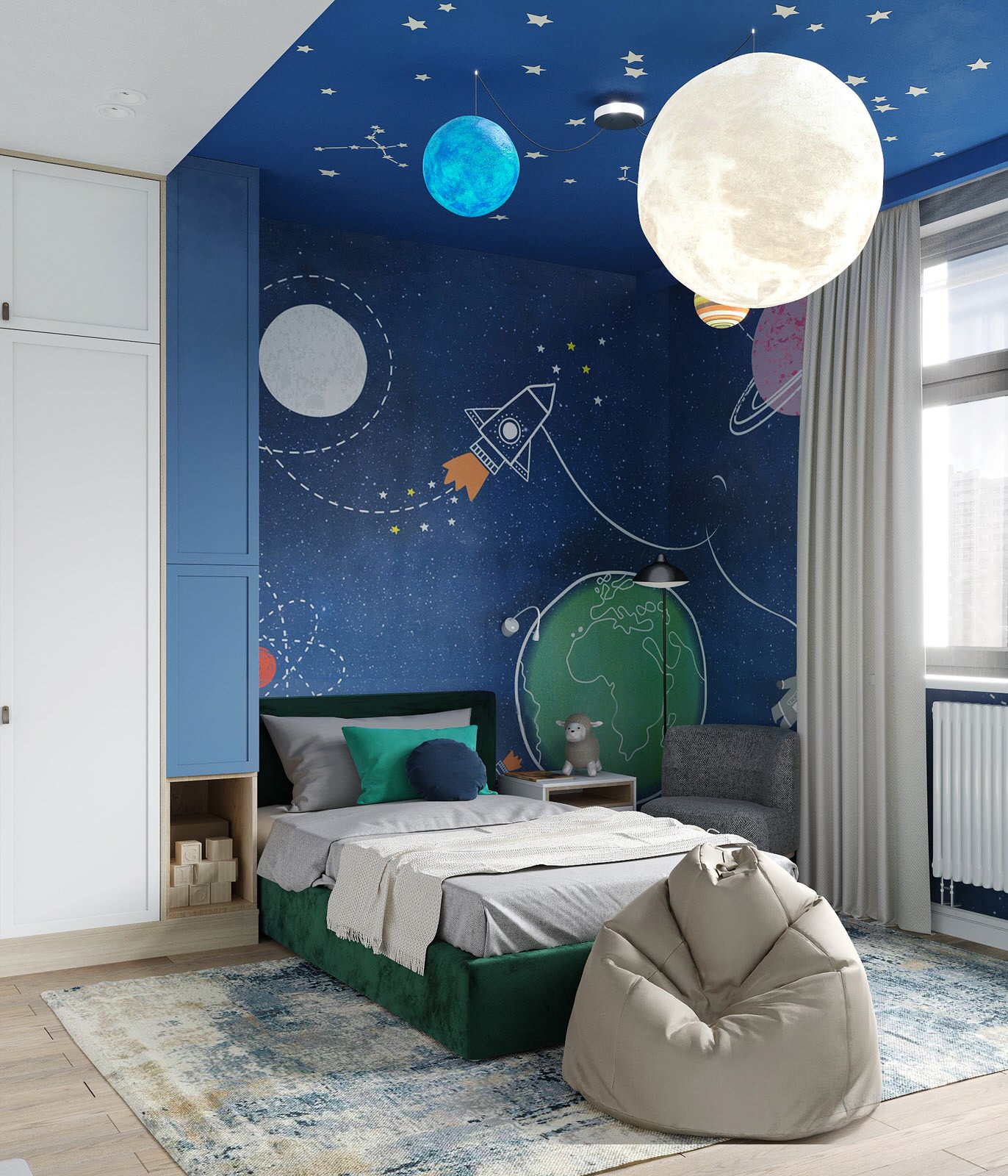 СВЕТЛЫЙ ИНТЕРЬЕР В ЖК ДОНСКОЙ ОЛИМП