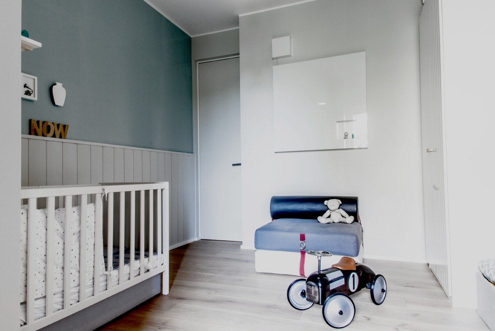 Design ideas for a contemporary nursery in Milan.