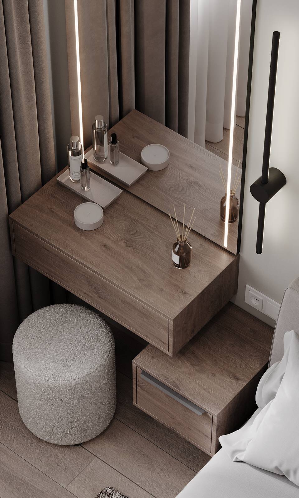 Интерьер квартиры в ЖК "Гармония"