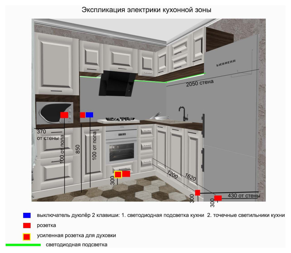 Светлая квартира для семиь из 3х человек. Визуализация гостинной и спальни.