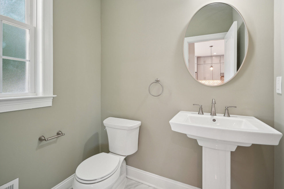 Powder Room | Second Level Addition New Milford NJ