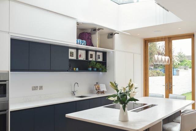 Storage Maximised With Floor To Ceiling Units Modern Kitchen