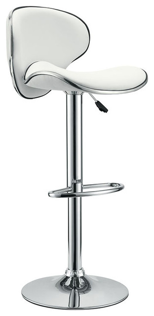 Modway Saddleback Bar Stool Contemporary Stools And Counter Saddleback Barstool White