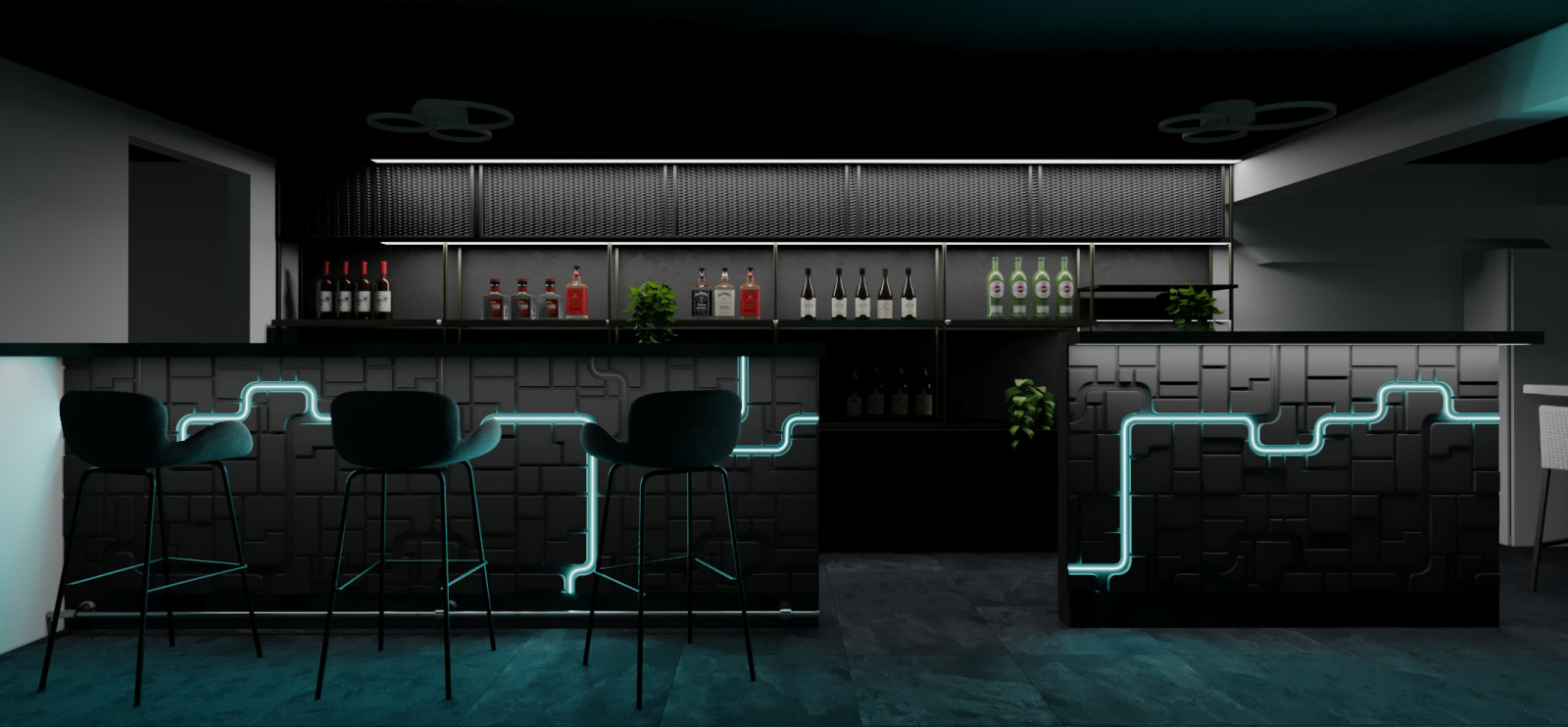 редизайн кальянной LAST SMOKE, Москва