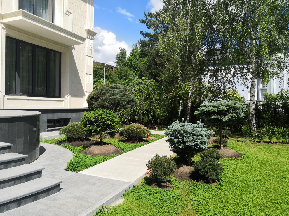 Landscape design of the territory (Moscow region)