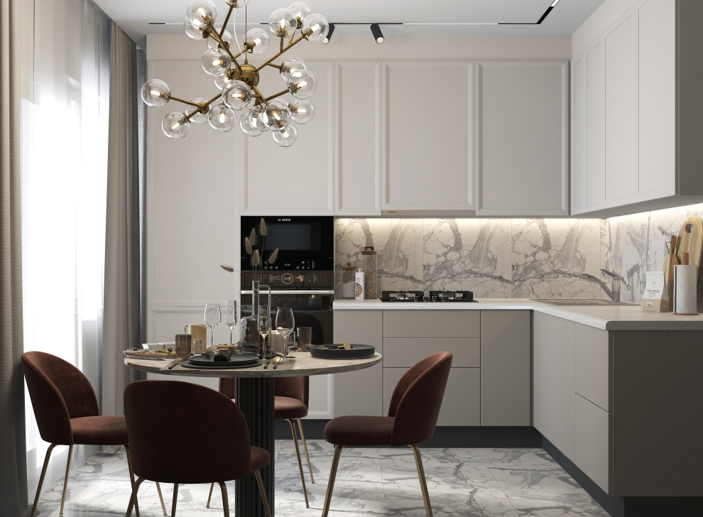 Дизайн-проект  кухни в г . Дзержинске