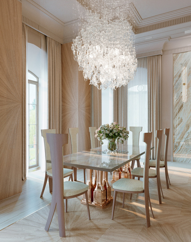 Проект гостиной в частном доме.