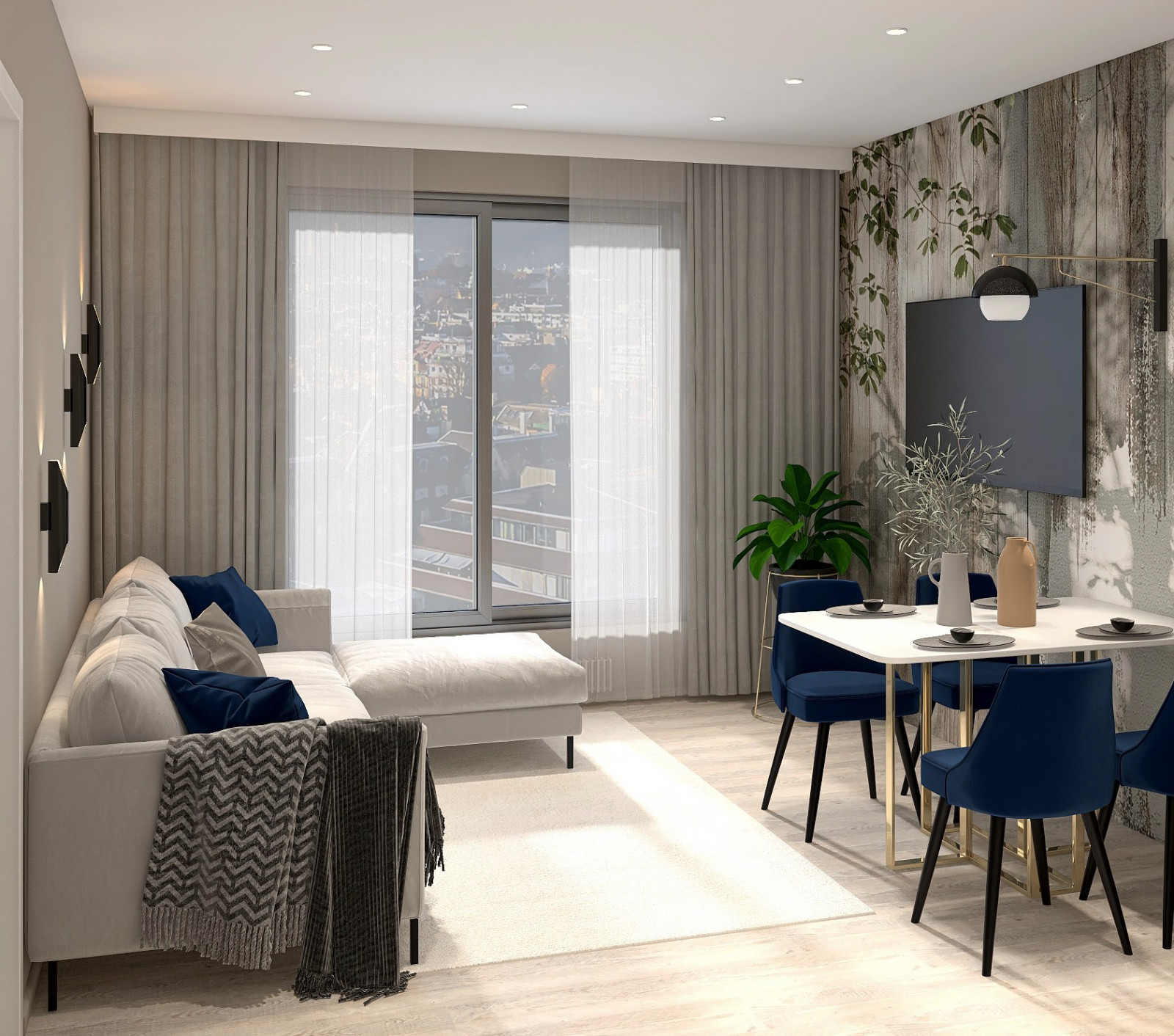 Трешка в ЖК «Одинцовские кварталы»: 60 м² на троих