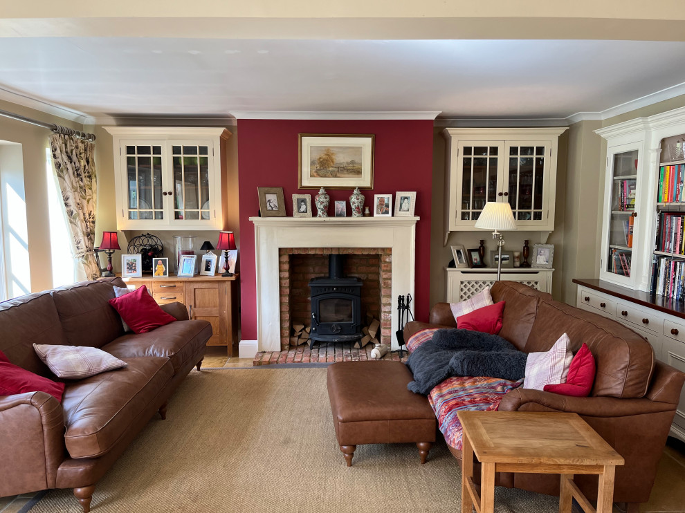 Country Style, Open Plan Living Room Design