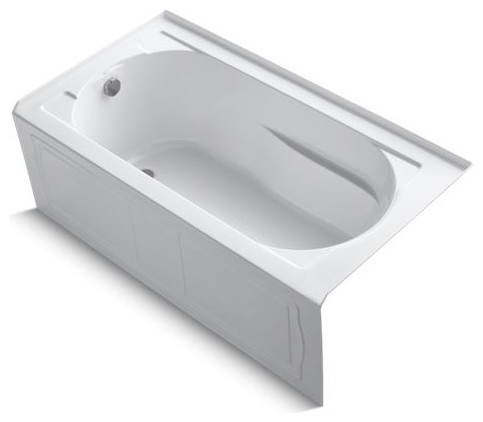 Kohler Devonshire 60" X 32" Alcove Bath w/ Left-Hand Drain, White