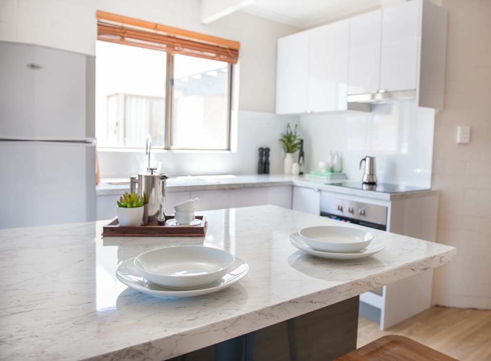 South Perth Apartment Renovation - Modern - Kitchen - Perth - by Red ...