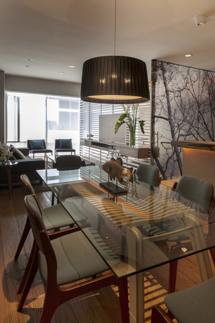 Plaza eclectico-comedor