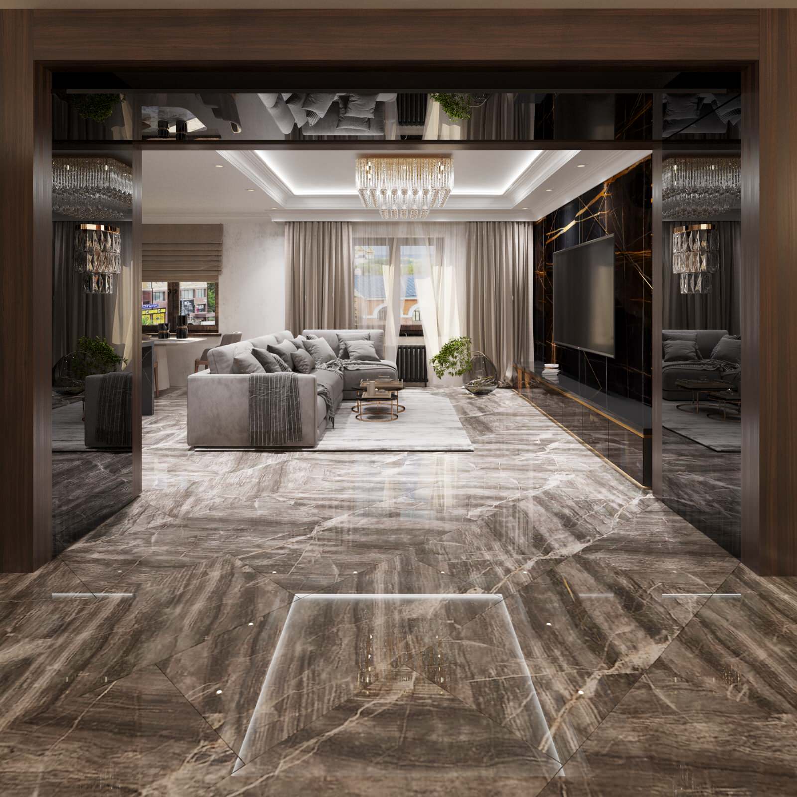 Дизайн-проект 3-х комнатной квартиры