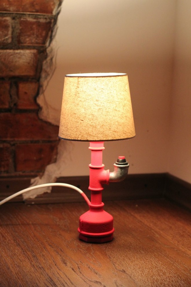 Светильники из водопроводной трубы