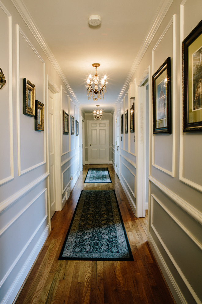 Design ideas for a transitional hallway in Columbus.
