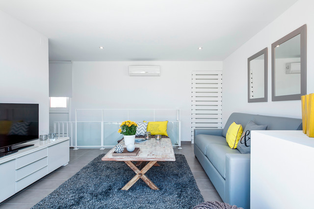 Apartahotel  Sitges Group medelhavsstil-vardagsrum