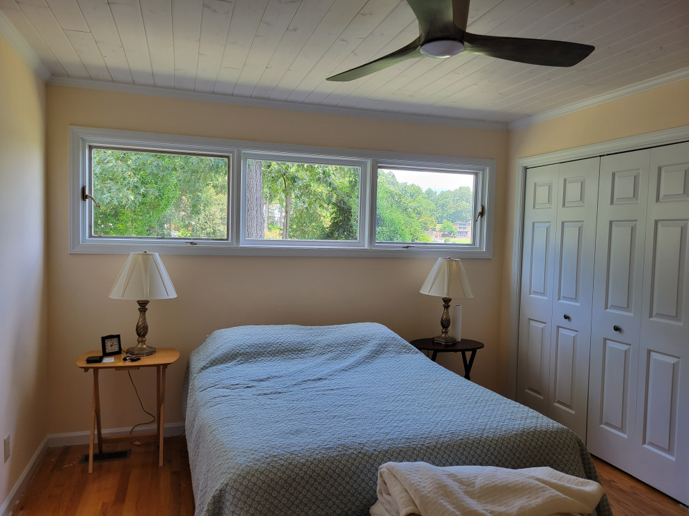 Window Treatment Advice High Windows Above Bed (Guest Room)