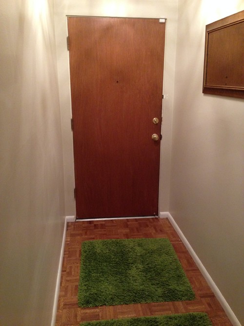 Ugly apartment entryway