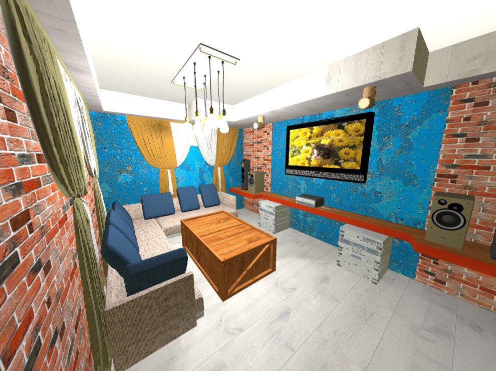 Отдыха в частном доме на цокольном этаже.