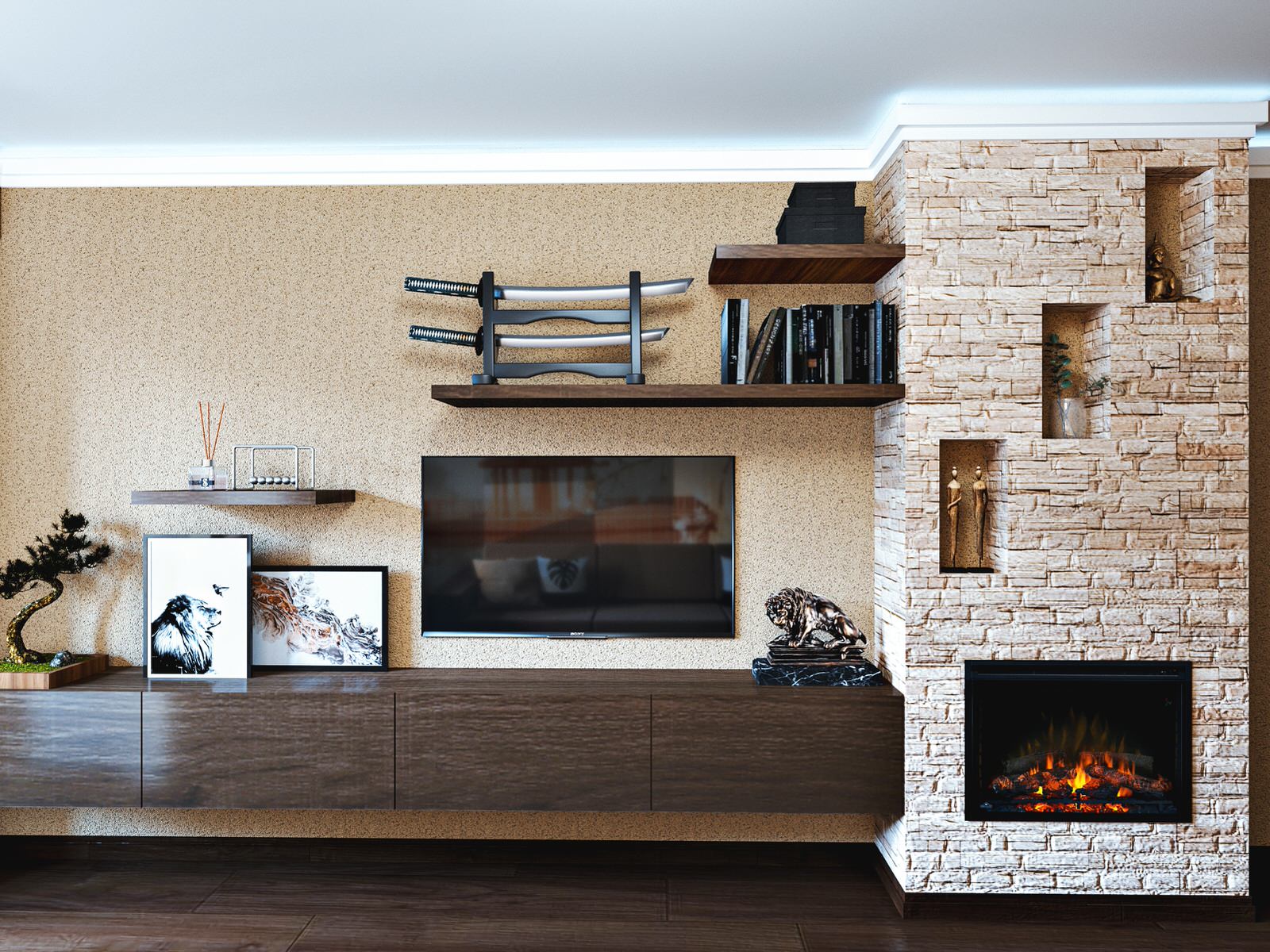 Двухкомнатная квартира для папы и сына