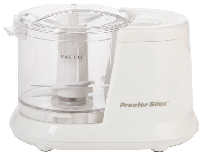 Proctor Silex 72500RY Mini Food Chopper, White Food Processors by
