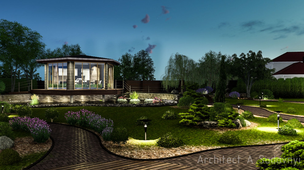 Архитектурные проекты коттеджей, ландшафтный дизайн