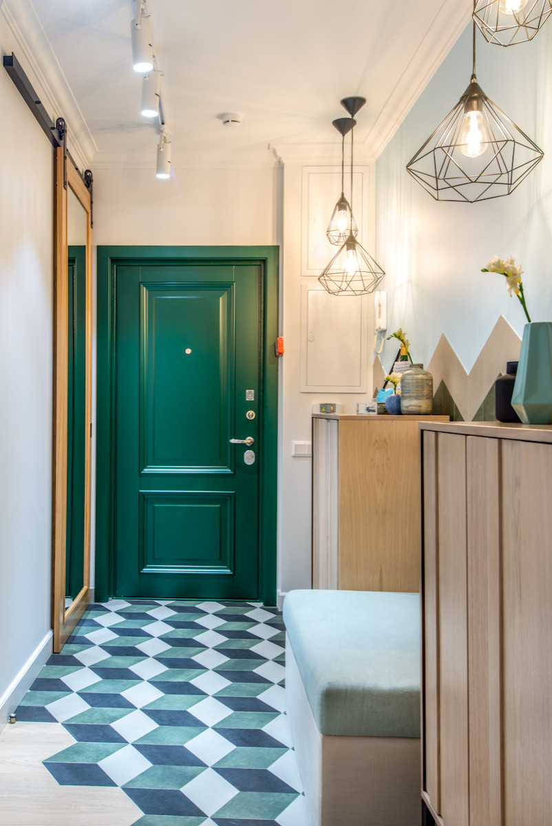 Съёмка квартиры 75м. в ЖК "Варшавское шоссе", проект Веры Шевердёнок