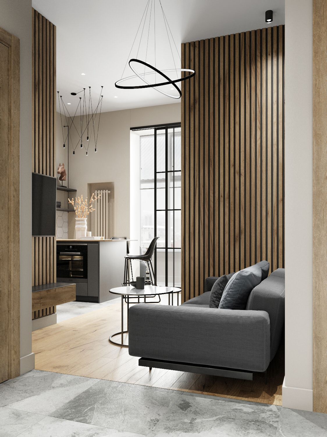 Стильная однушка с нордическим характером