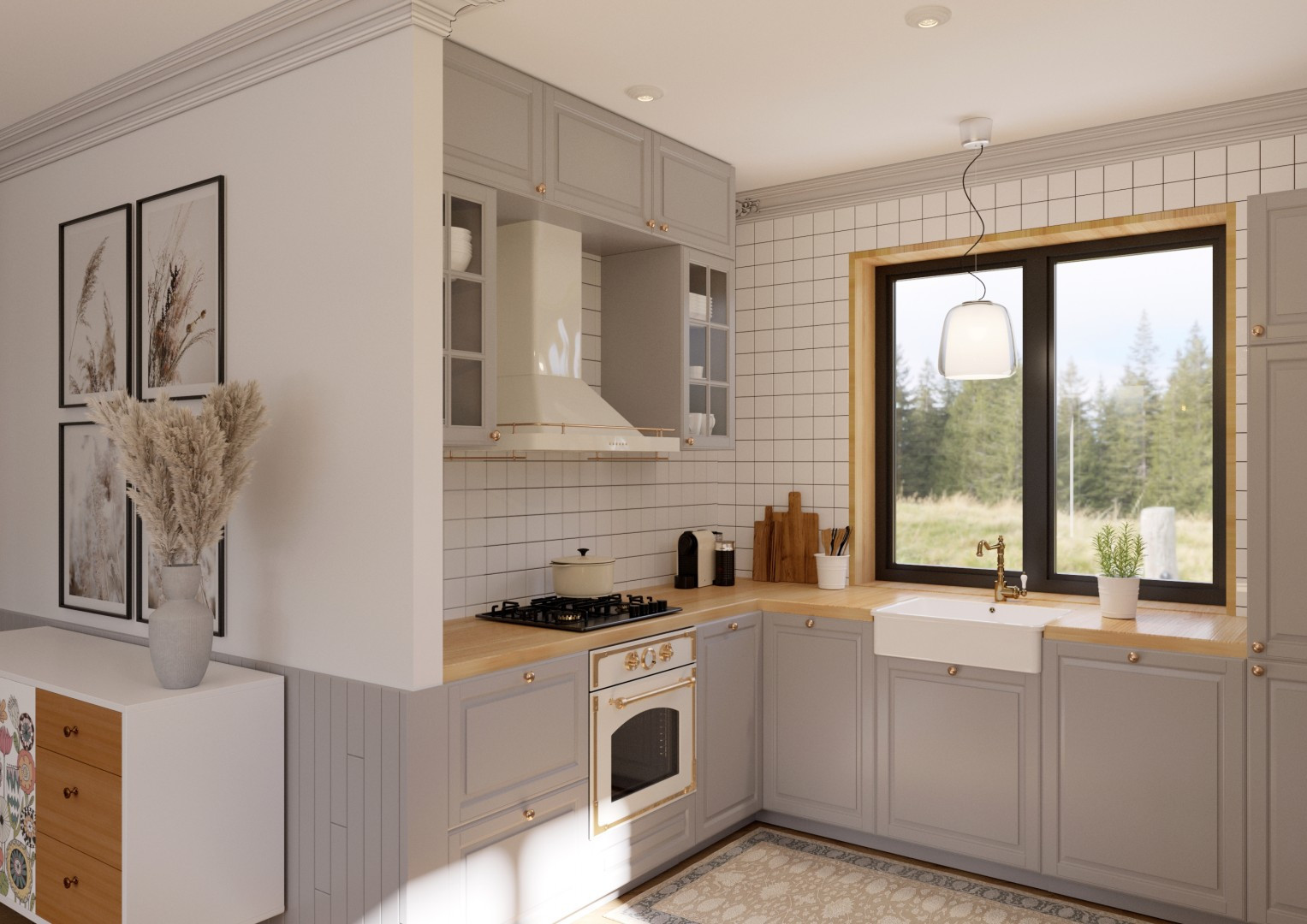 Кухня в скандинавском стиле