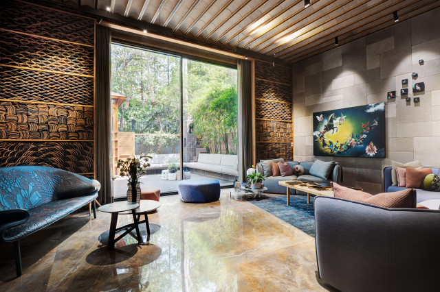 Private Residence modern-wohnbereich