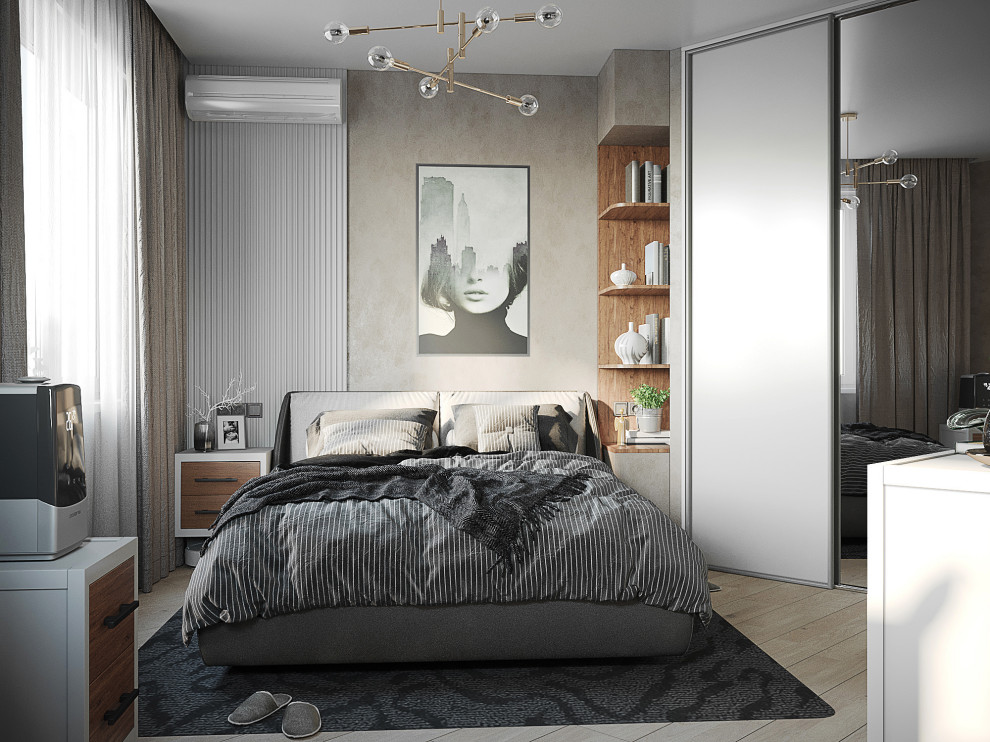 Спальня с рабочим местом