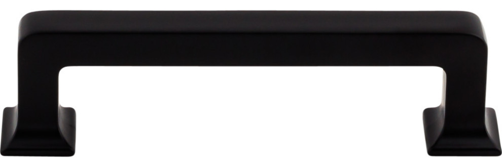 Top Knobs - Ascendra Pull 3 3/4 Inch (c-c) - Flat Black, 3.75 ...