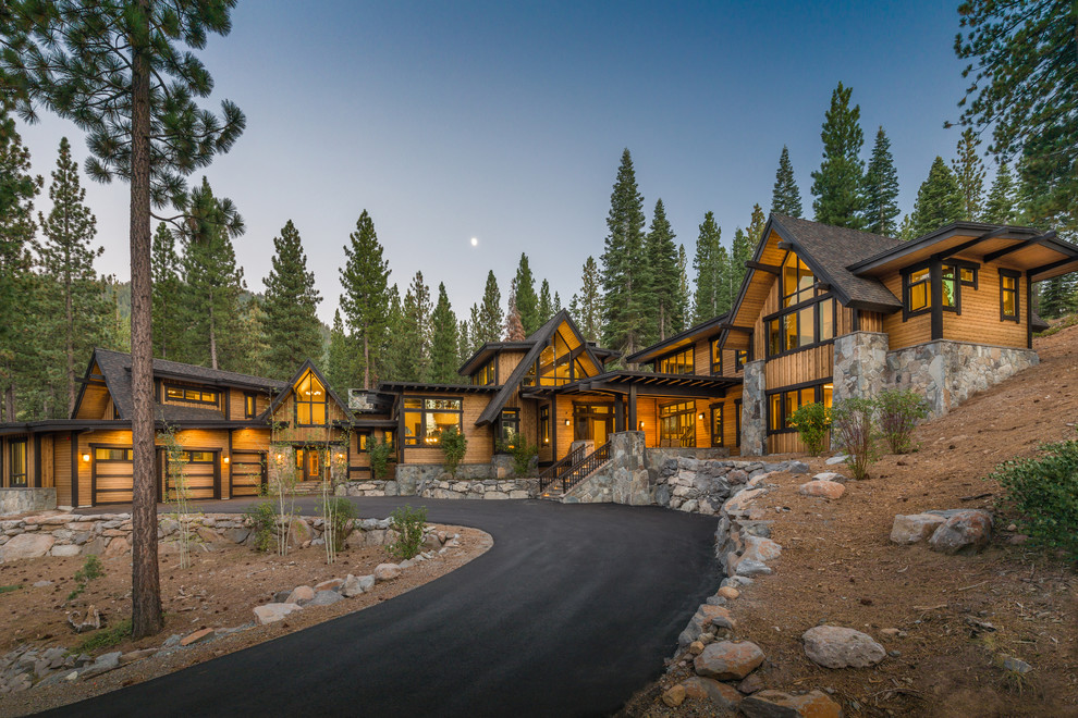 Mountain style exterior home photo in Sacramento