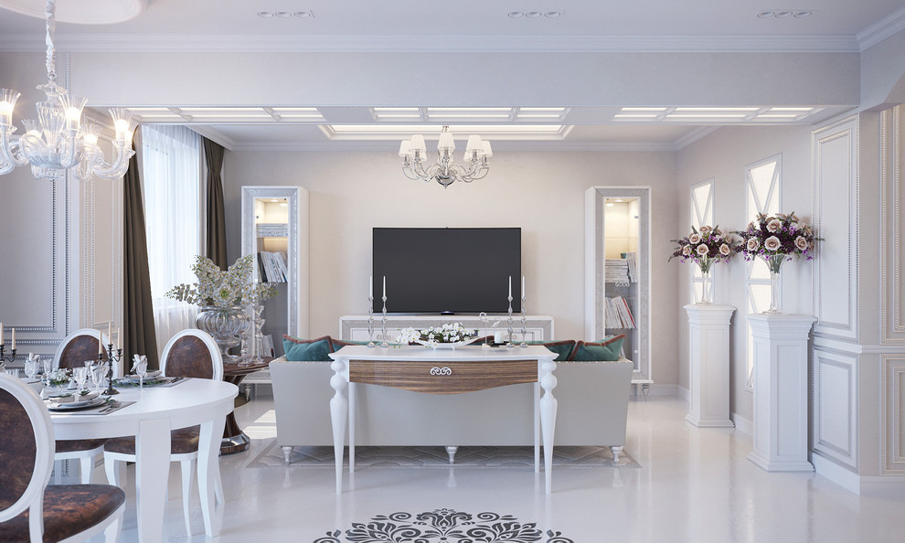 Квартира свободной планировки. Современная классика