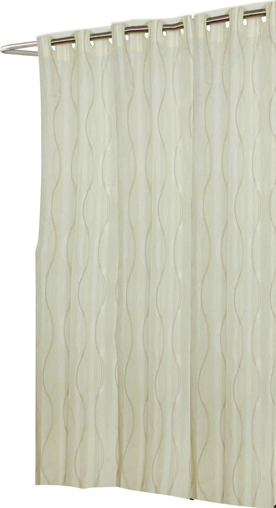 EZON "Bristol" Polyester Shower Curtain Shower Curtains by